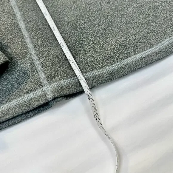 North Face TNF Gray Quarter Zip Fleece Pullover Women's Large Outdoor Gorpcore - Picture 10 of 13